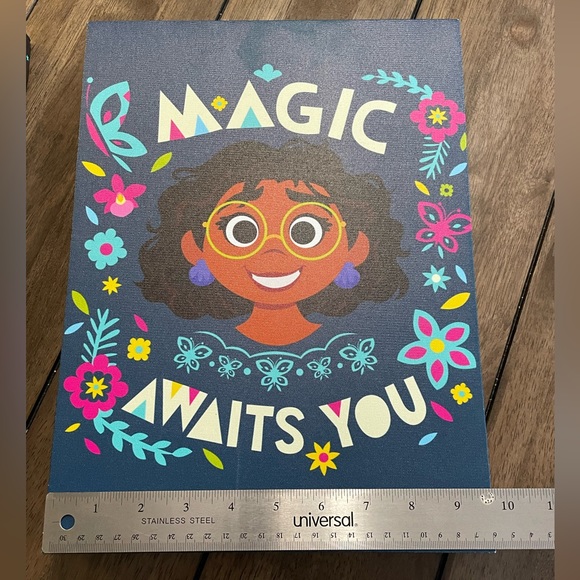 Encanto, Set of 2 Canvas Picture Frames, Mirabel & Bruno, 9.5x13 Inches, Disney - Picture 7 of 8